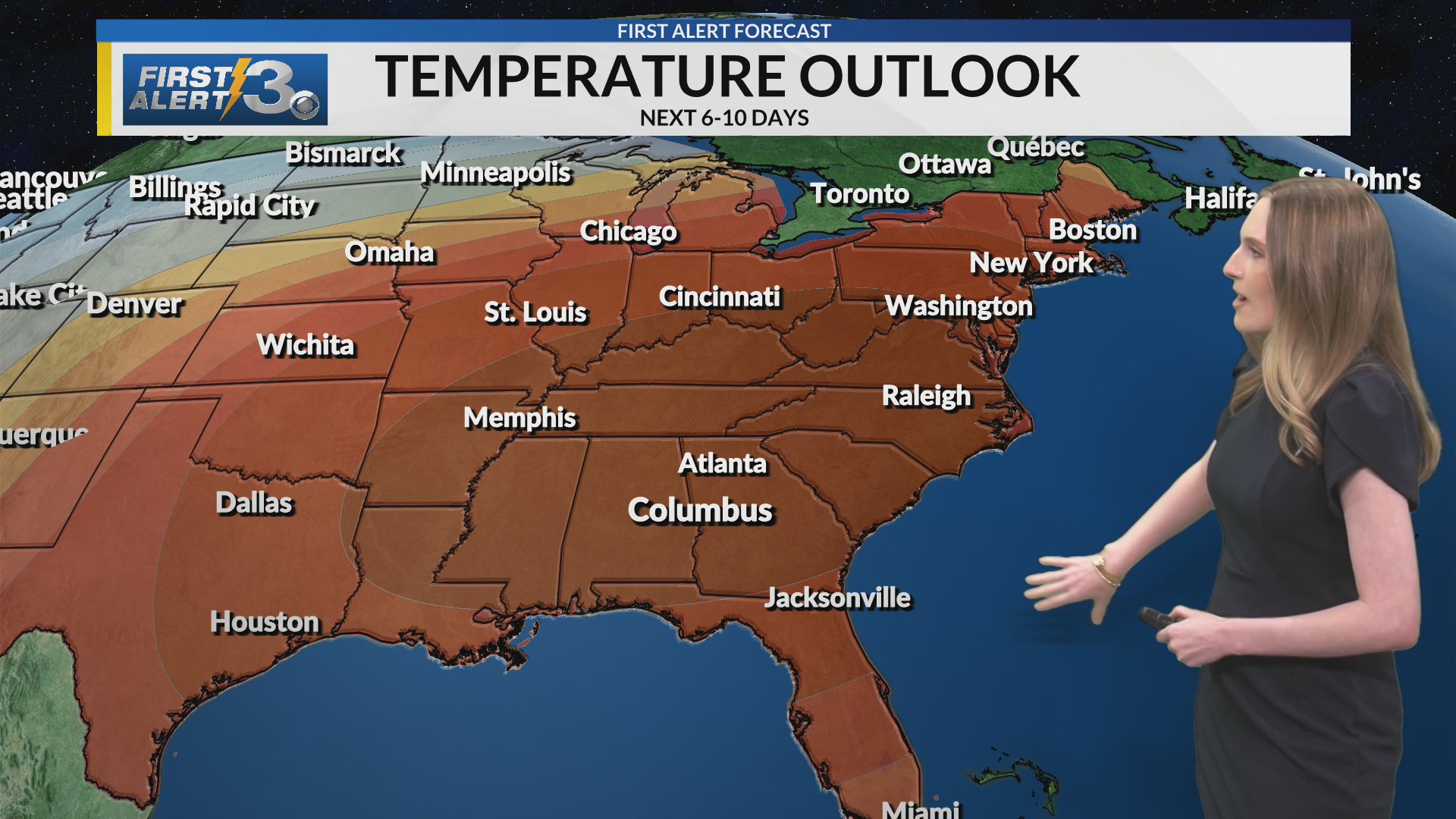 Columbus, GA weather Friday PM (04/10/26) - Kaylee Barbee