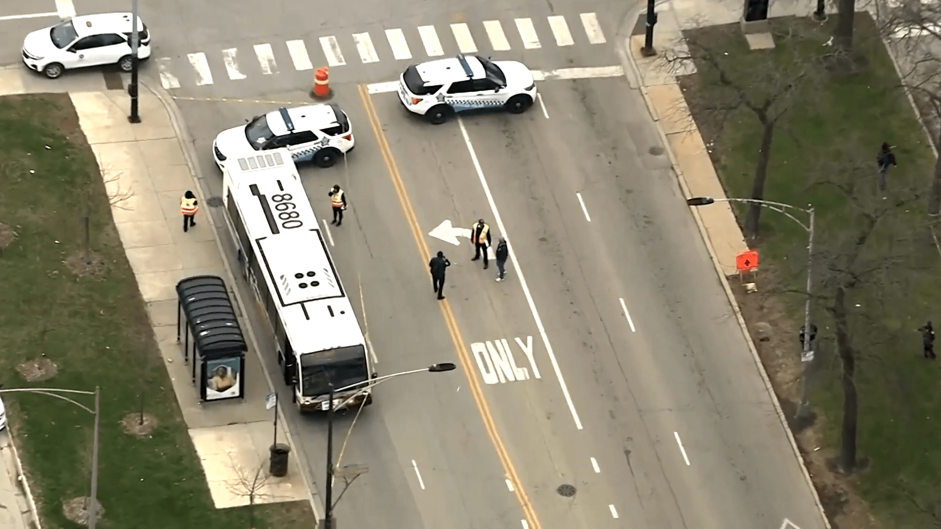 37-year-old woman shot while riding CTA bus near Chicago high school