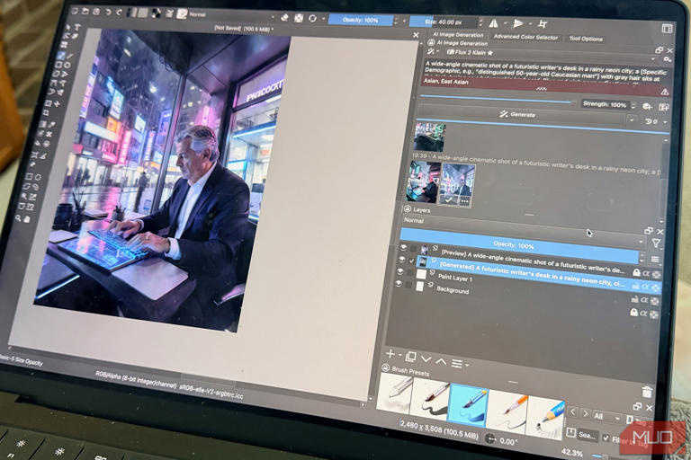Krita's free AI integration just made Adobe Firefly obsolete