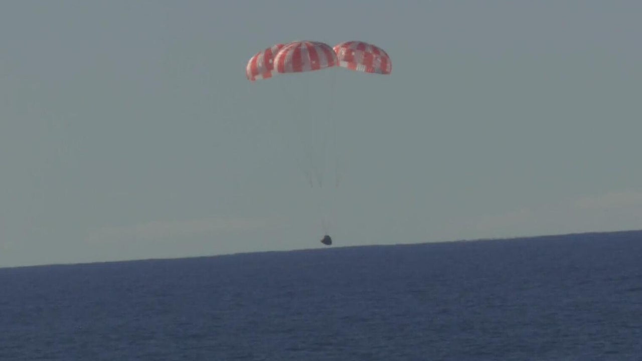 Artemis II splashes down after moon mission