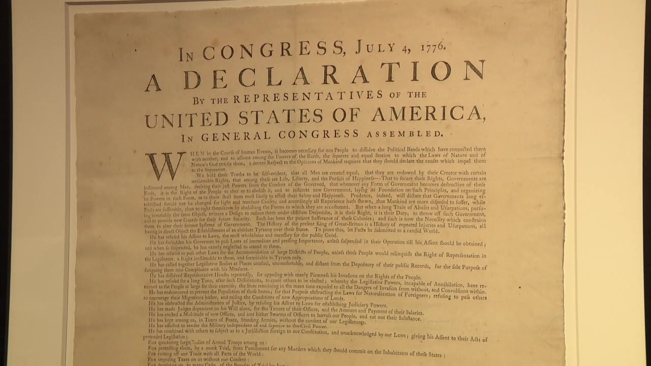 New exhibit in Philly showcases the Declaration of Independence ...