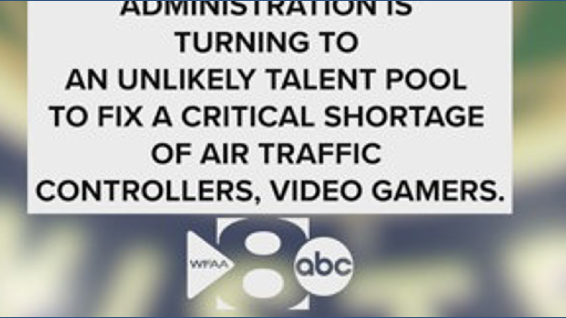 FAA asking video gamers to apply for air traffic controller jobs