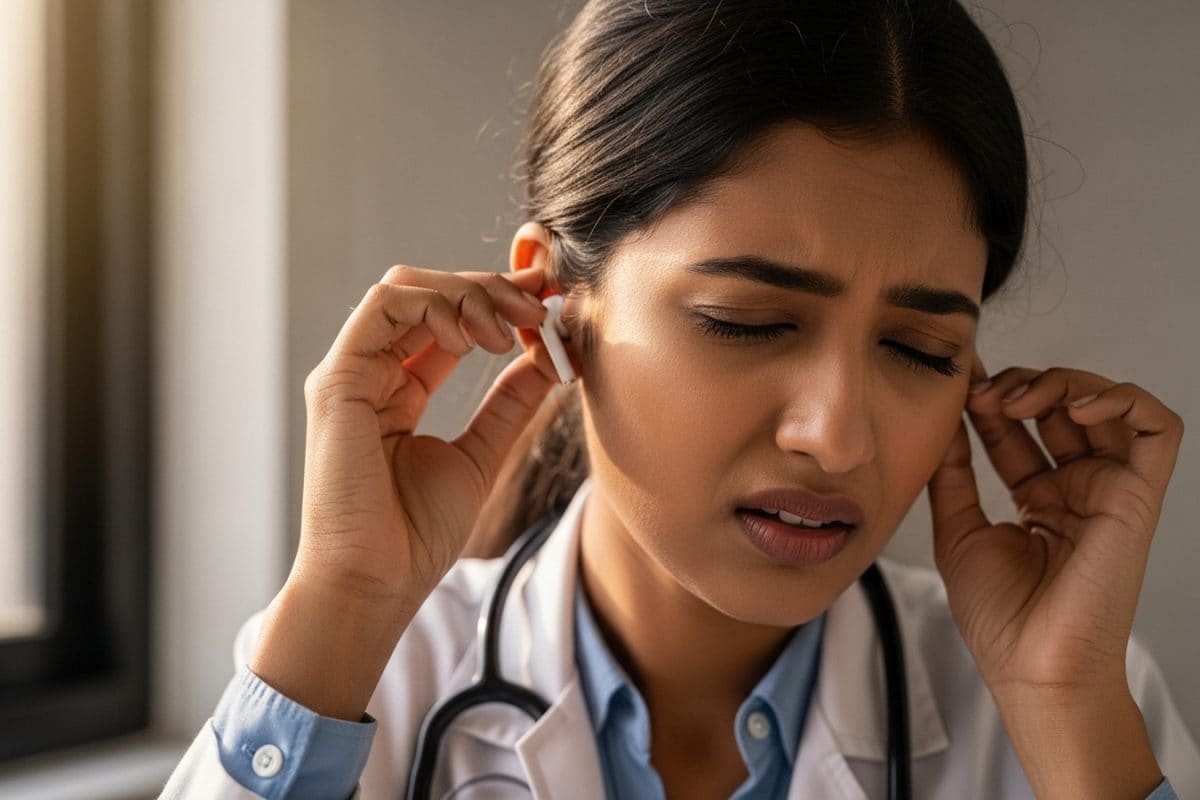 Rajasthan MBBS student claims JBL earbud 'burst' inside ear, viral post ...