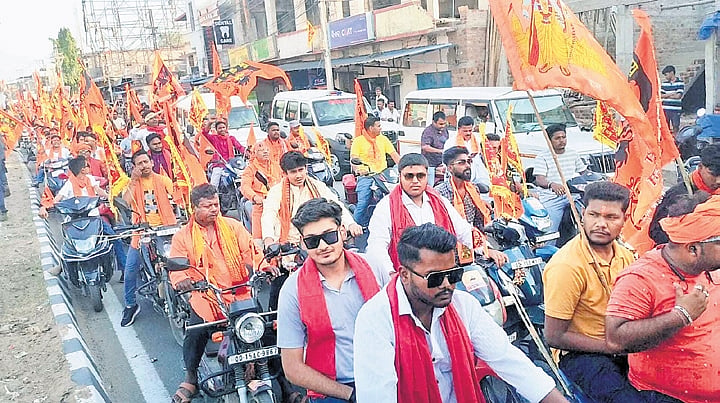 Around 20K people turn up for Hanuman Jayanti bike rally in Sambalpur