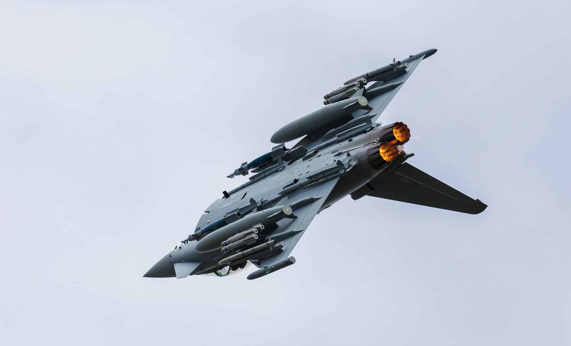 UK tests BAE’s APKWS rockets on Typhoon as a lower-cost option against ...