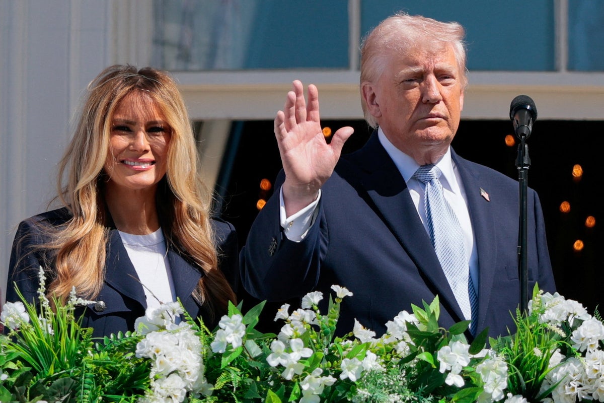 Trump admits he didn’t know Melania planned to give remarks on Epstein