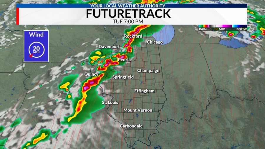 Central Illinois: Severe weather threat Tuesday and Wednesday