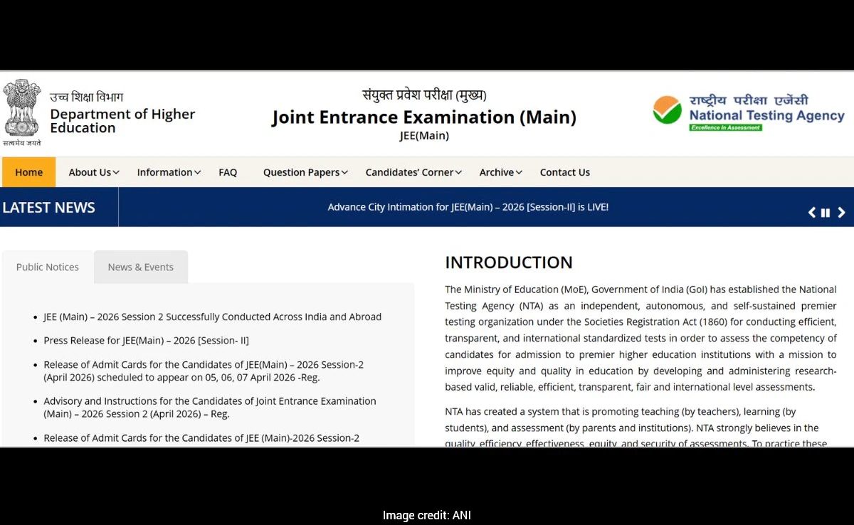 JEE Main 2026 session 2 answer key expected shortly, download link here