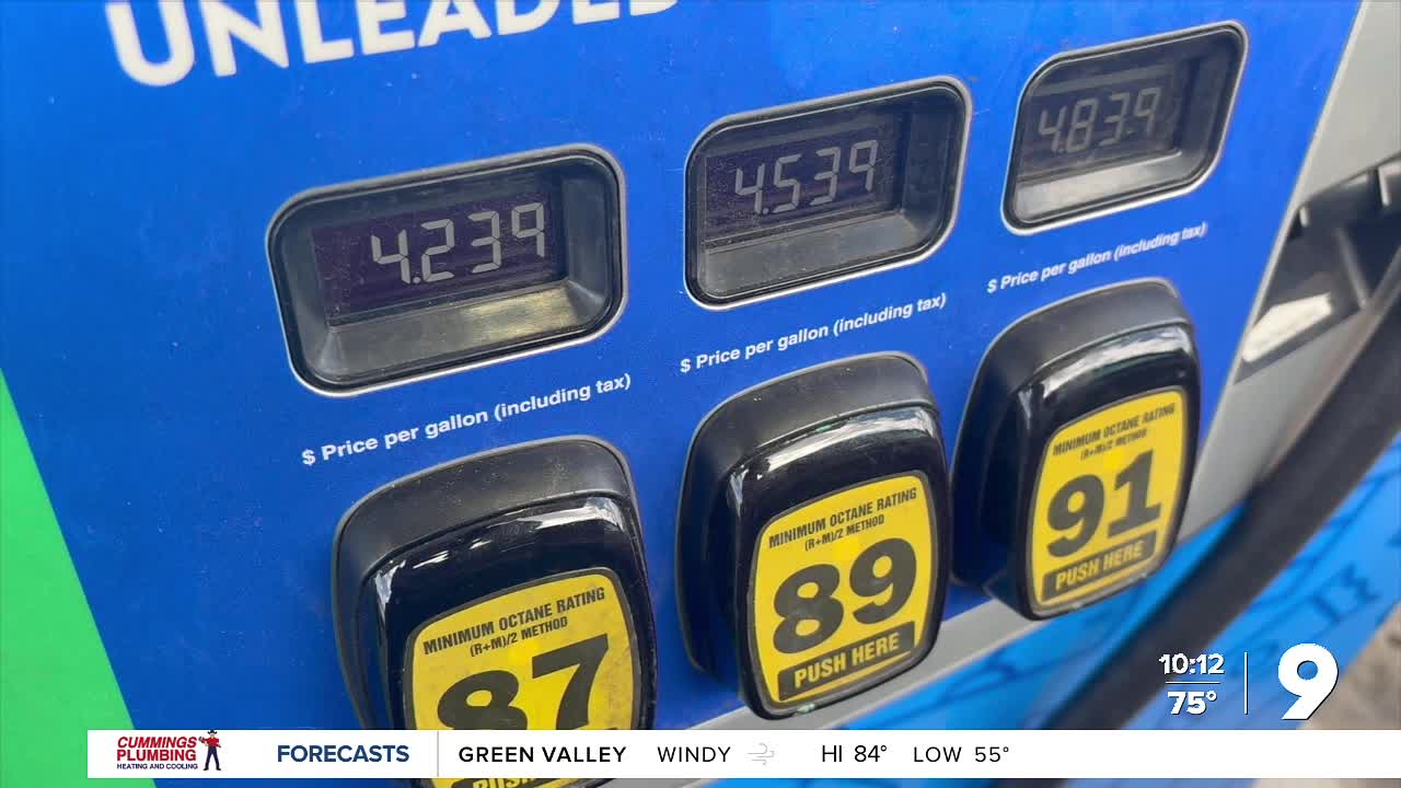 Gas prices in Tucson start dropping as drivers see slight relief at the ...