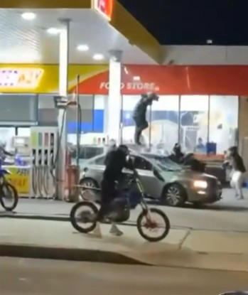 Injured driver charged over alleged road rage attack on motorbike riders