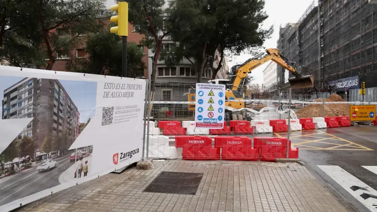 Las obras de la avenida de Valencia de Zaragoza encaran una nueva fase ...