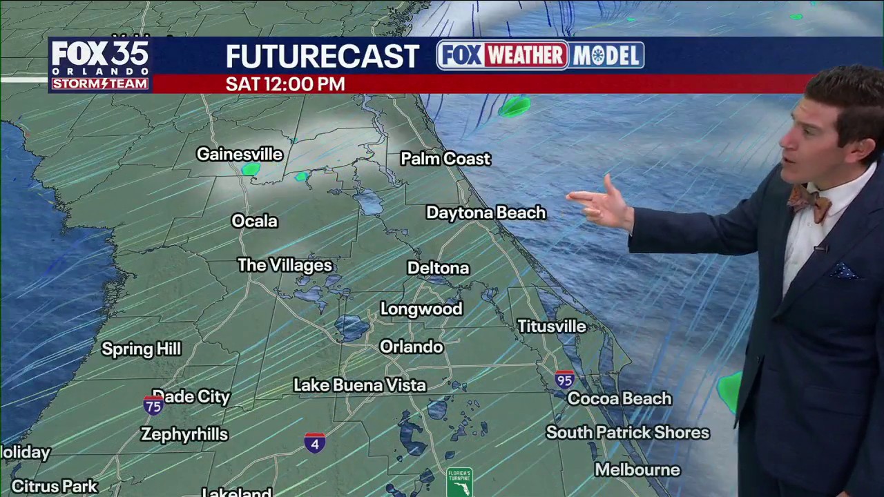 Orlando AM weather forecast: Temps climbing, rain chances diminishing