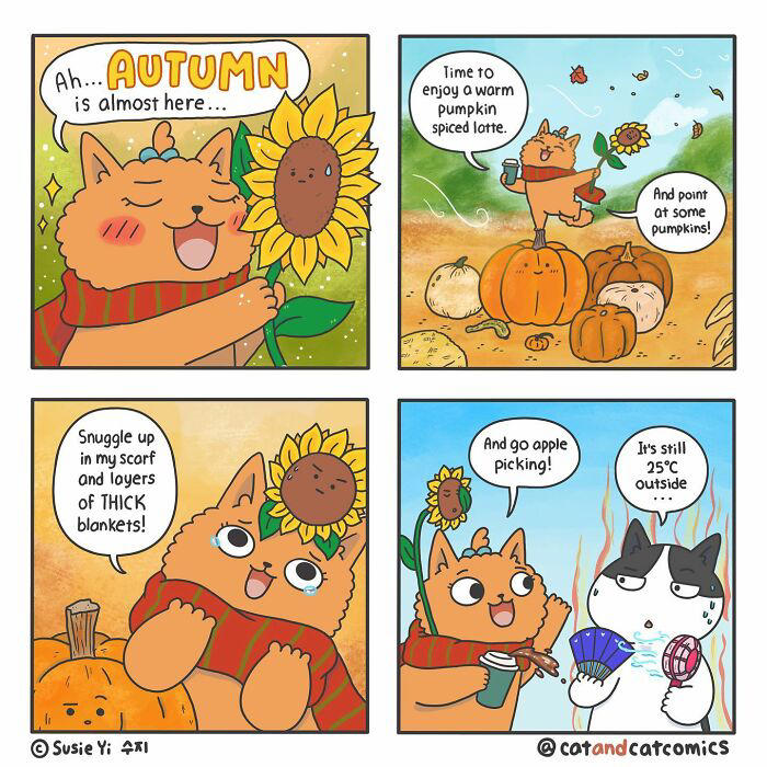 24 funny and wholesome comics about the secret life of cats