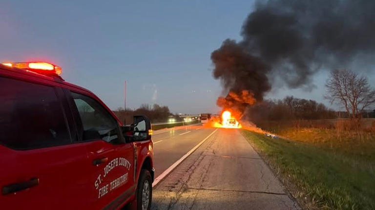 Firefighters remind drivers to stay cautious after close call on Toll Road