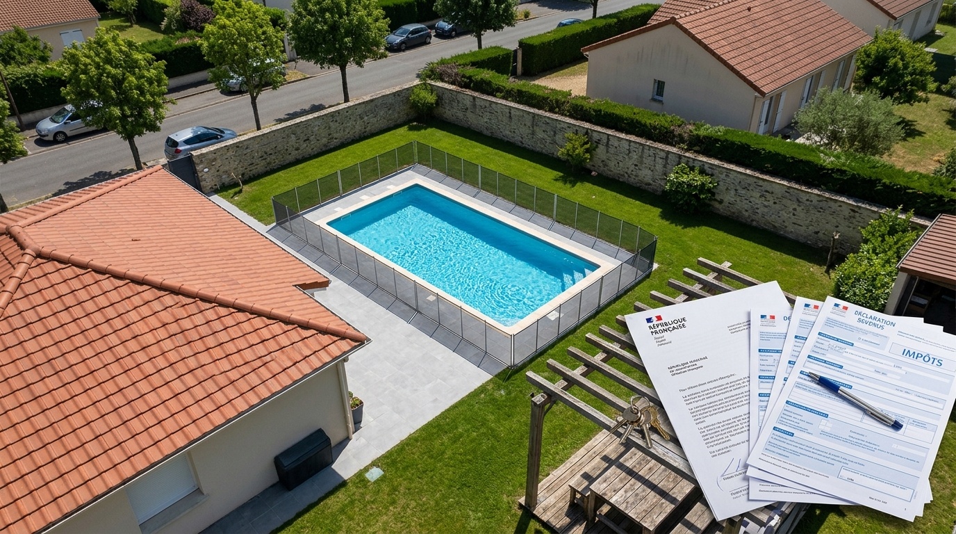 Piscine non déclarée depuis 10 ans, ce que le fisc peut vous réclamer