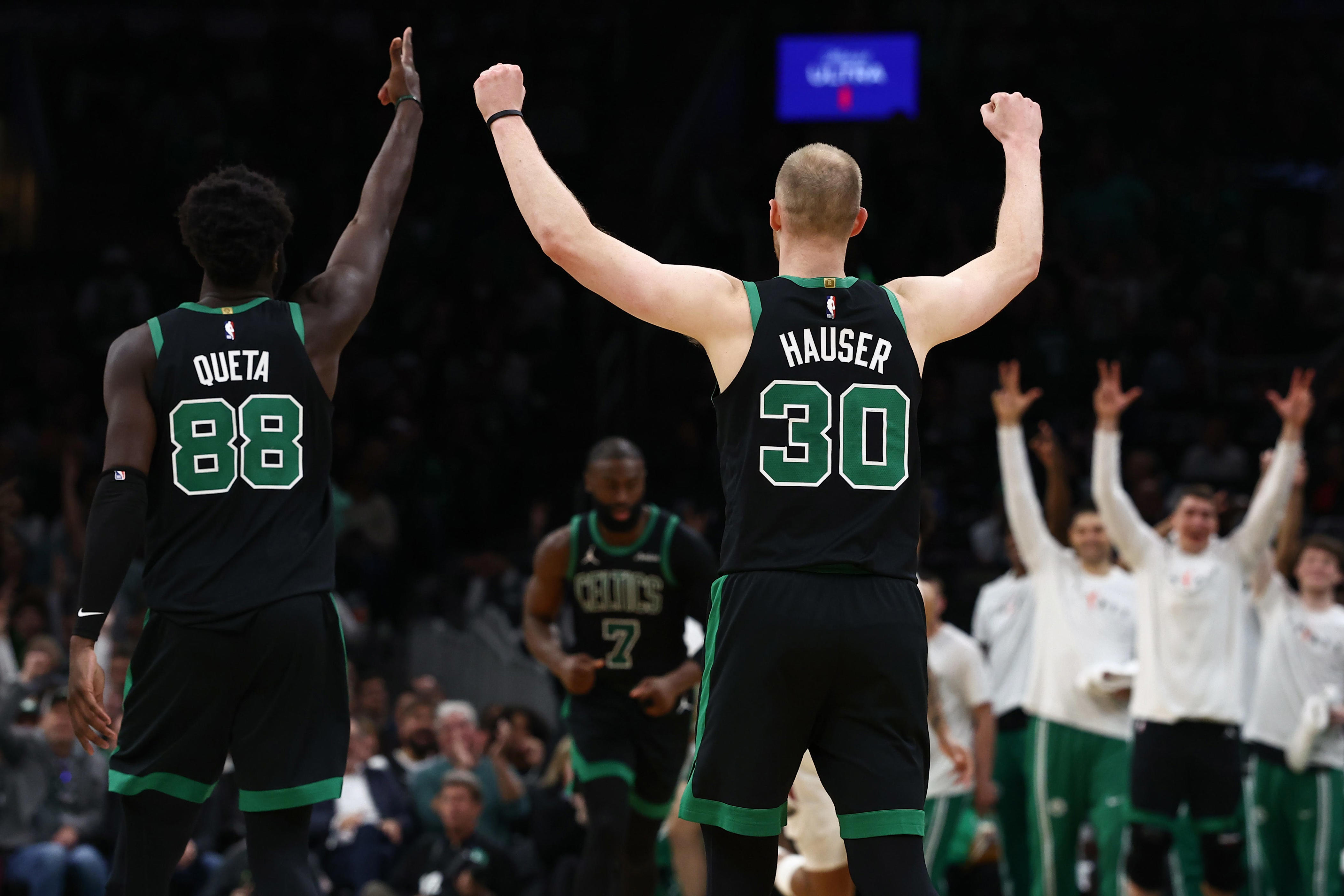 Sam Hauser reflects on defying gap year predictions for Boston Celtics ...