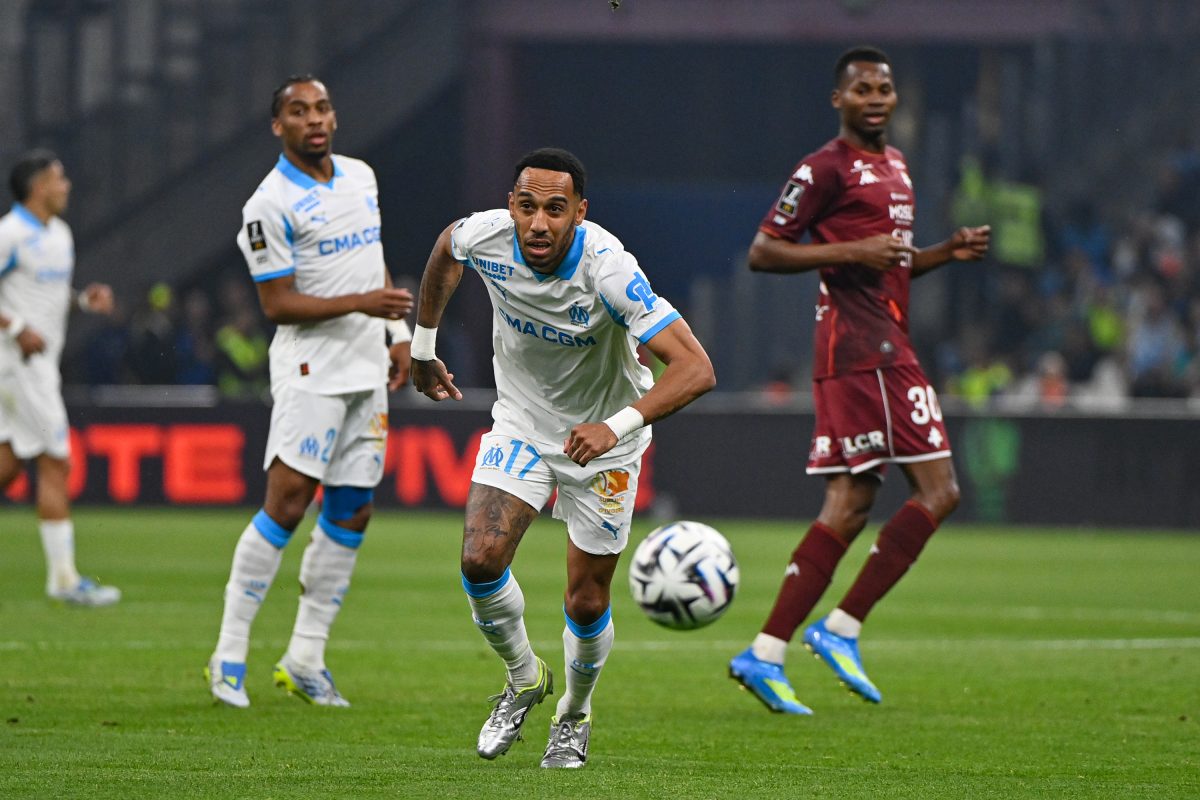 OM-Metz (3-1) Aubameyang ravi d’avoir marqué pour Habib Beye