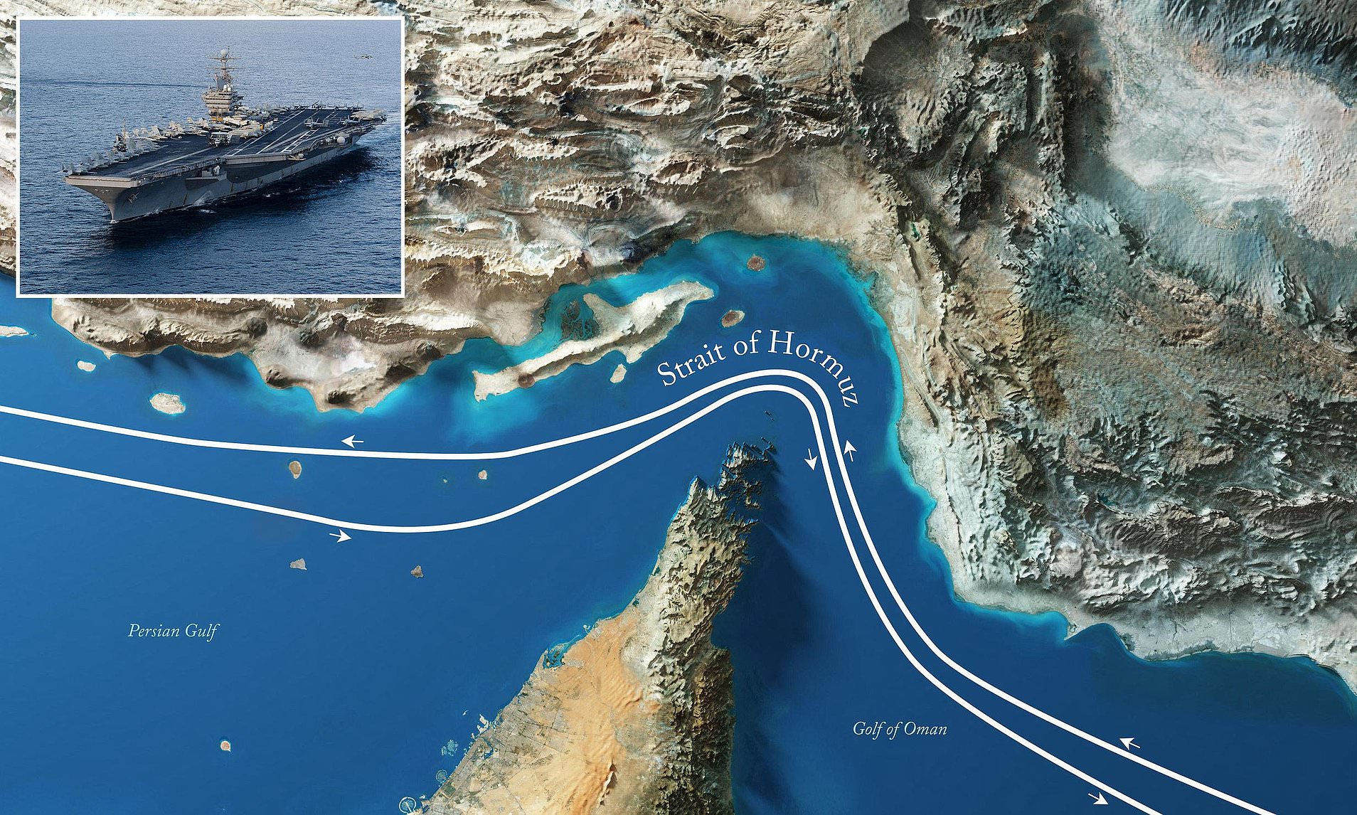 Iran threatens to attack US warships in Strait of Hormuz