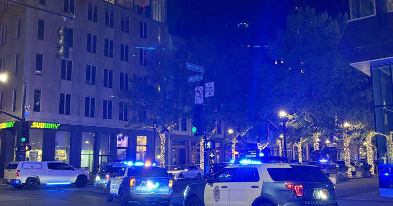 Man accused of stabbing six people in downtown Raleigh remains in hospital