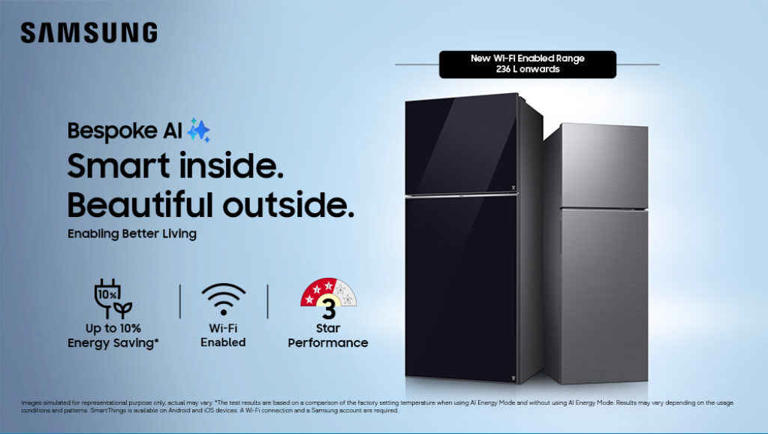Samsung launches Bespoke AI top-mount freezer refrigerators in India ...