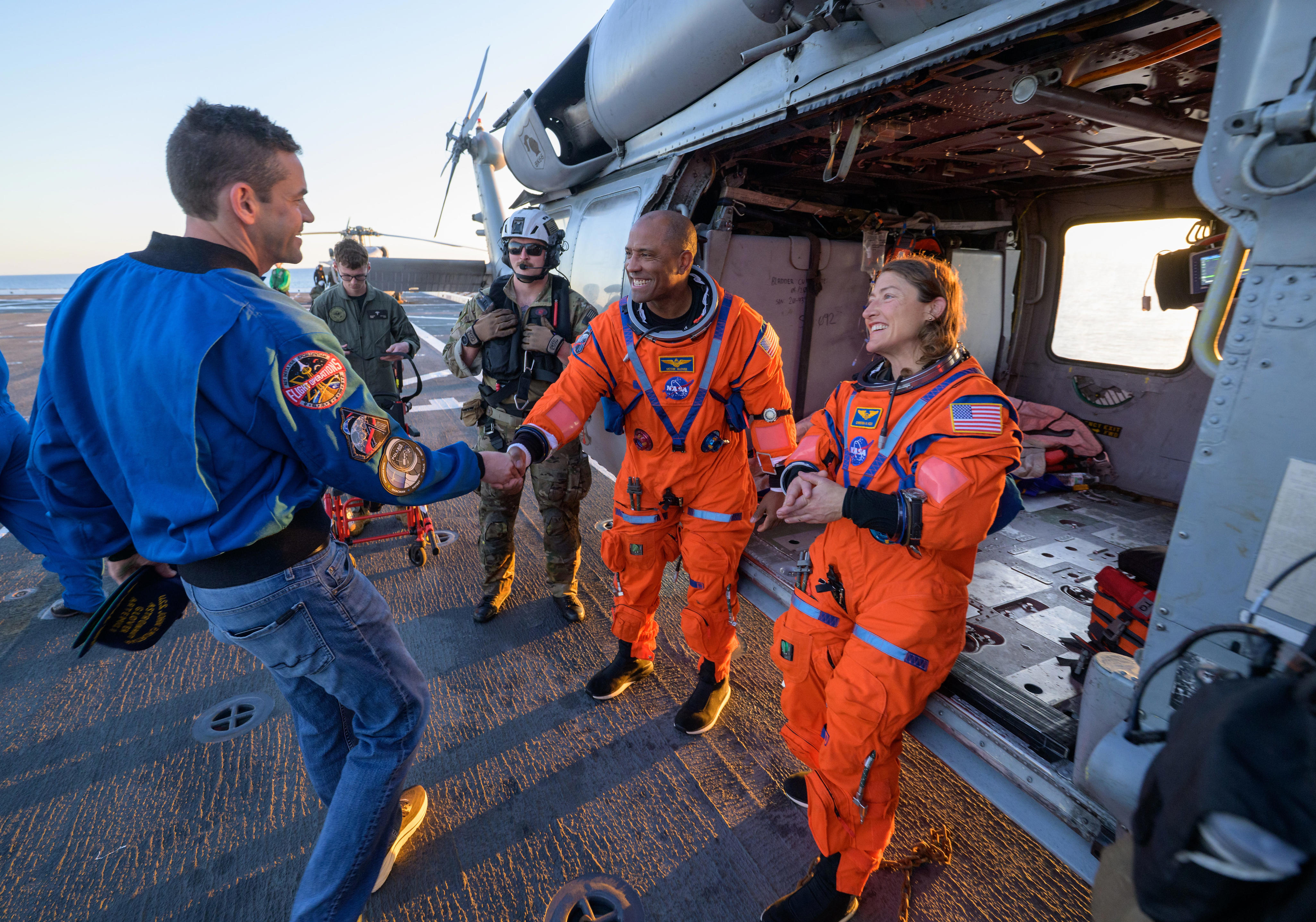 Artemis II astronauts splash down after NASA moon flyby