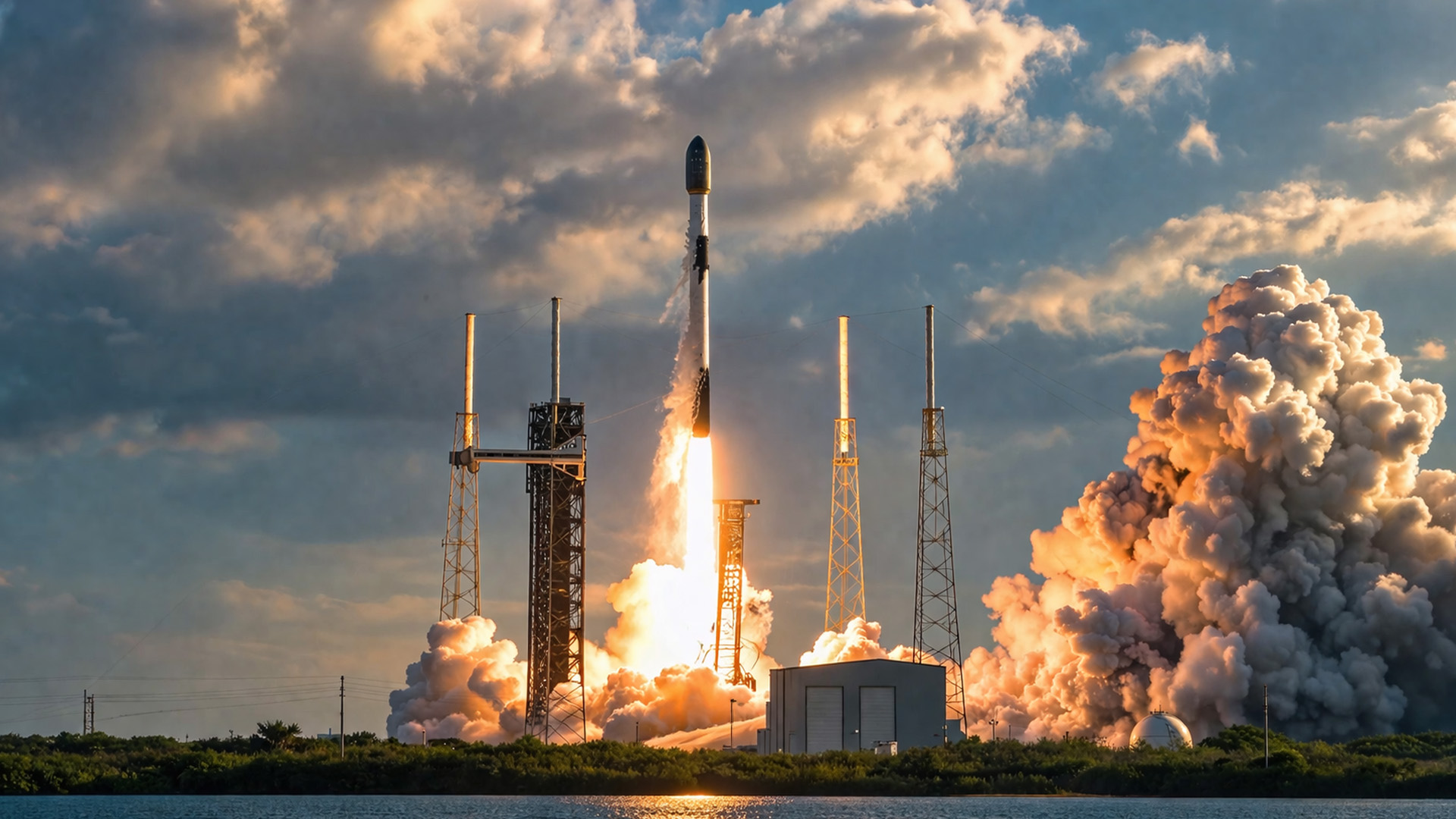 Falcon 9 launches Starlink satellites from Cape Canaveral