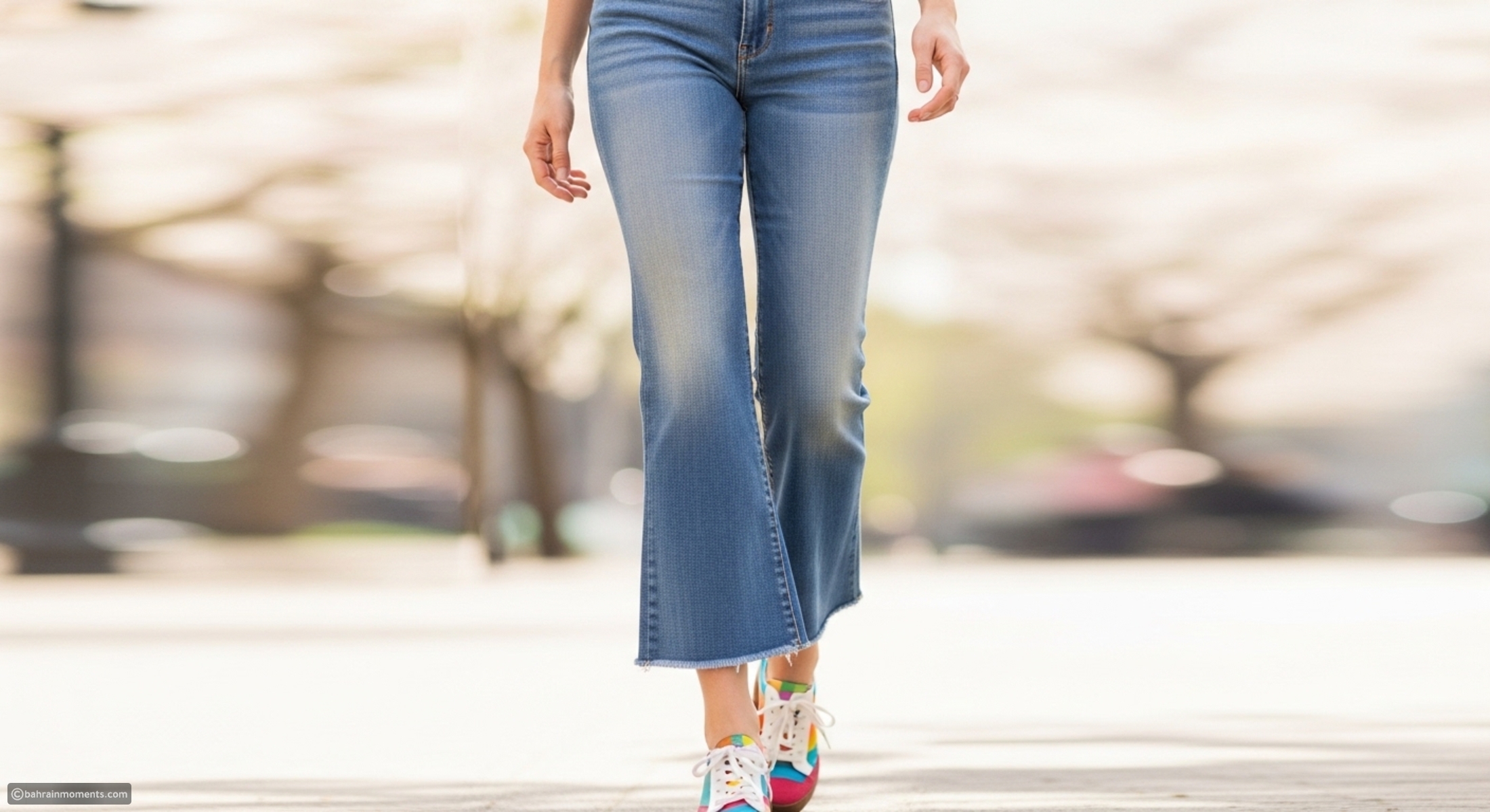 Not skinny but not barrel: Cool new spring jeans trends