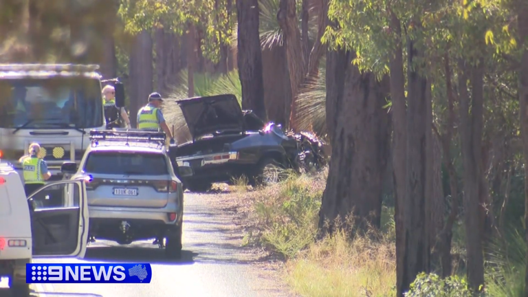 Three dead in horror Perth crash that left car mangled