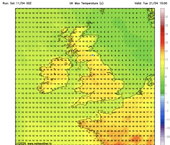 UK hot weather maps show exact date heat to return days after 26C scorcher