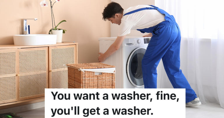 Renters take washer and dryer with them when they move out, so the ...