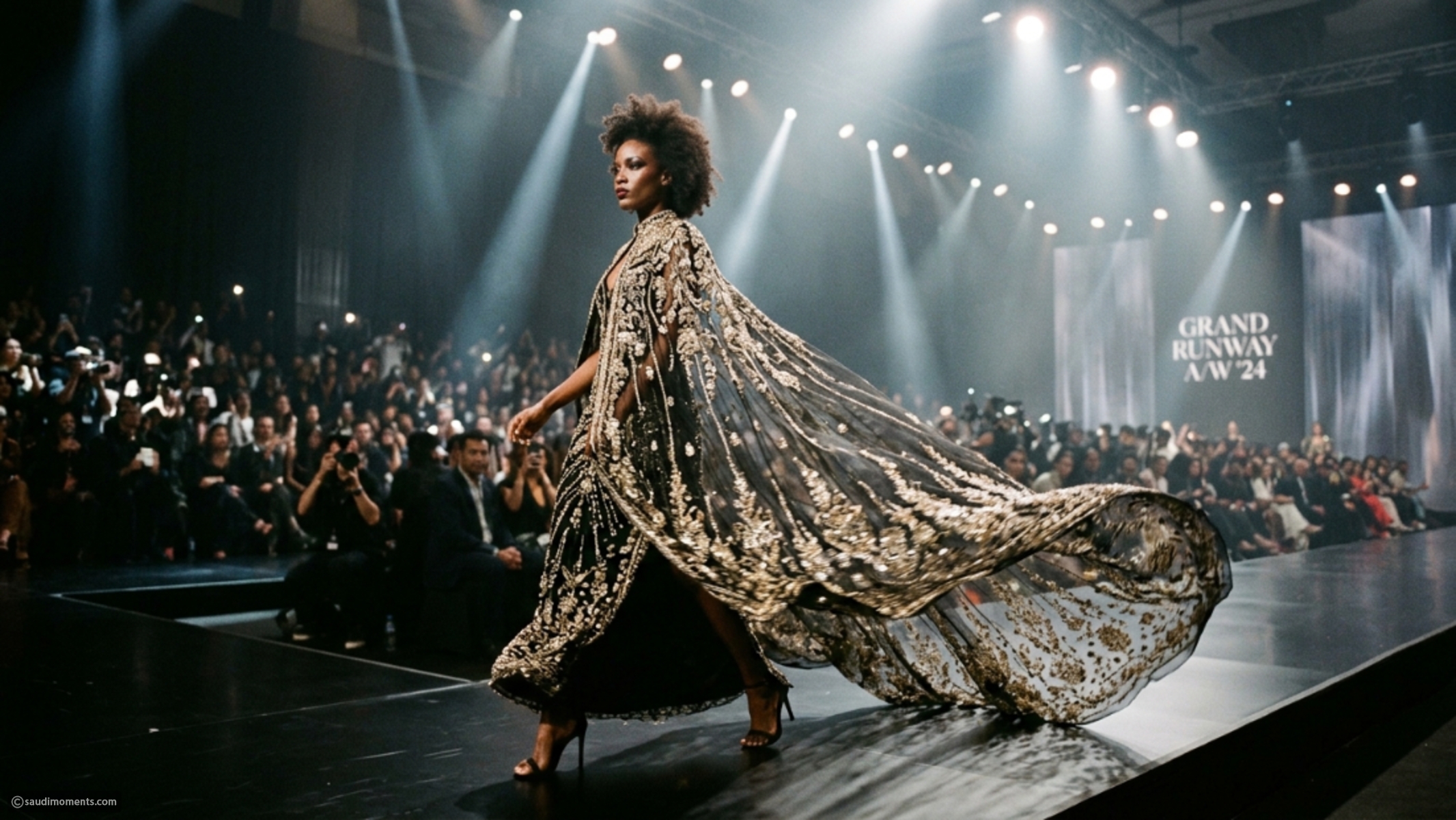 Opera-inspired glam is back. Yes, dramatic fashion is in