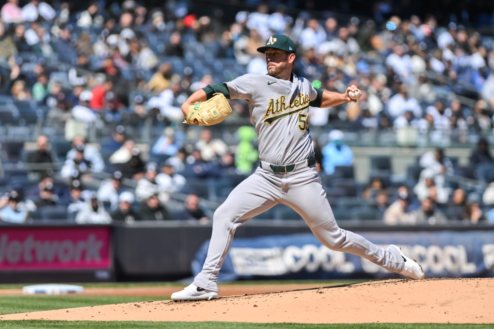 A’s shut out Yankees 1-0 as Springs takes no-hit bid into seventh
