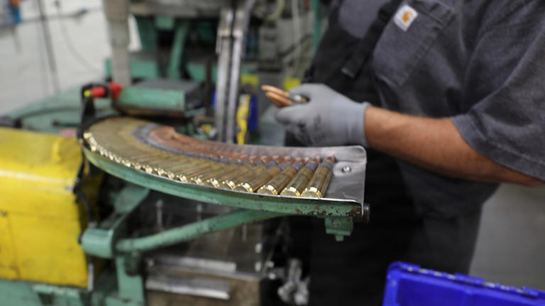 An ammunition plant strike could leave US soldiers without bullets