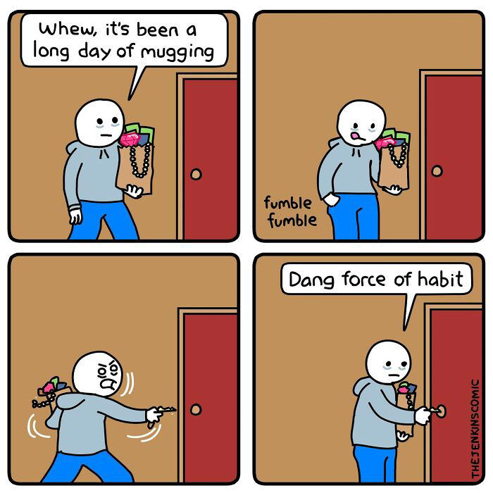 28 comics that illustrate absurd and hilarious situations