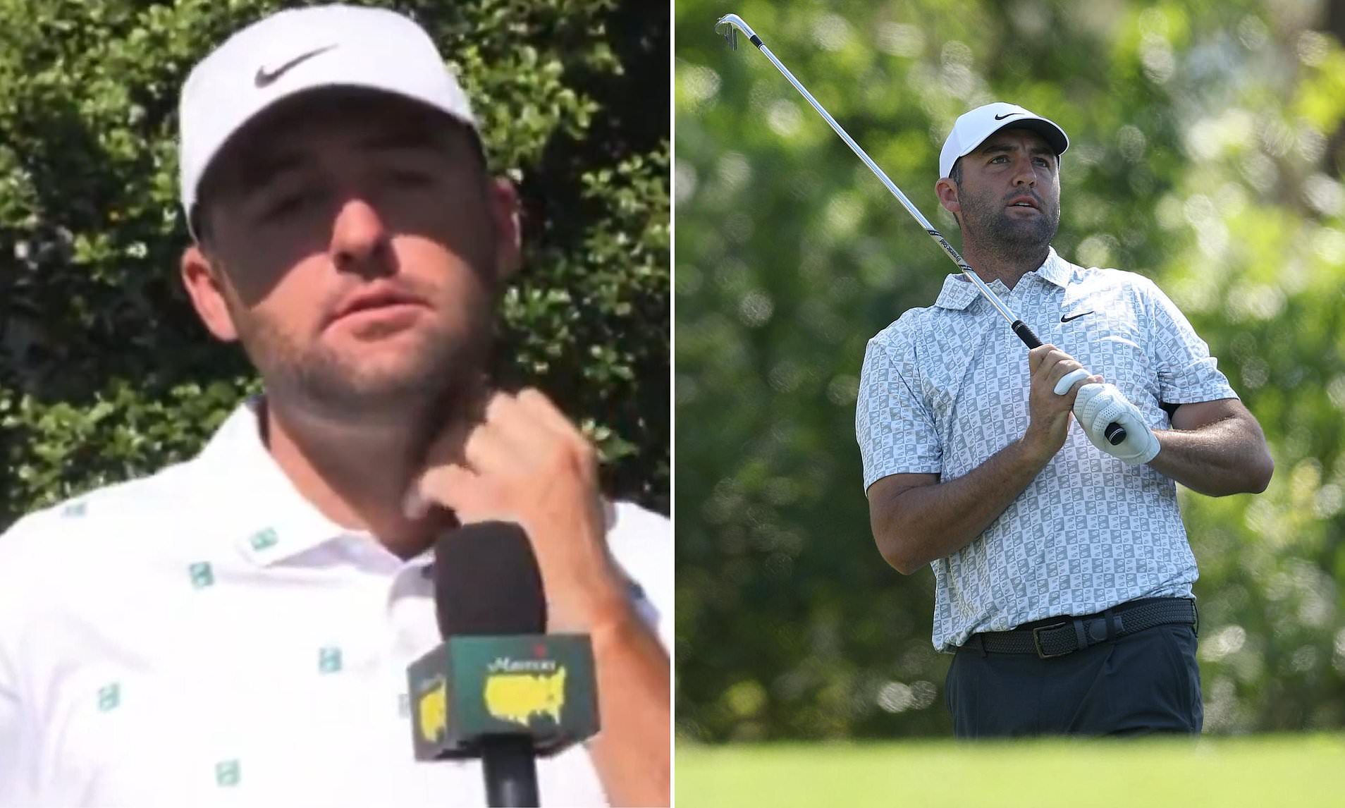 Spiky Scottie Scheffler snaps at Masters reporter's terrible question ...