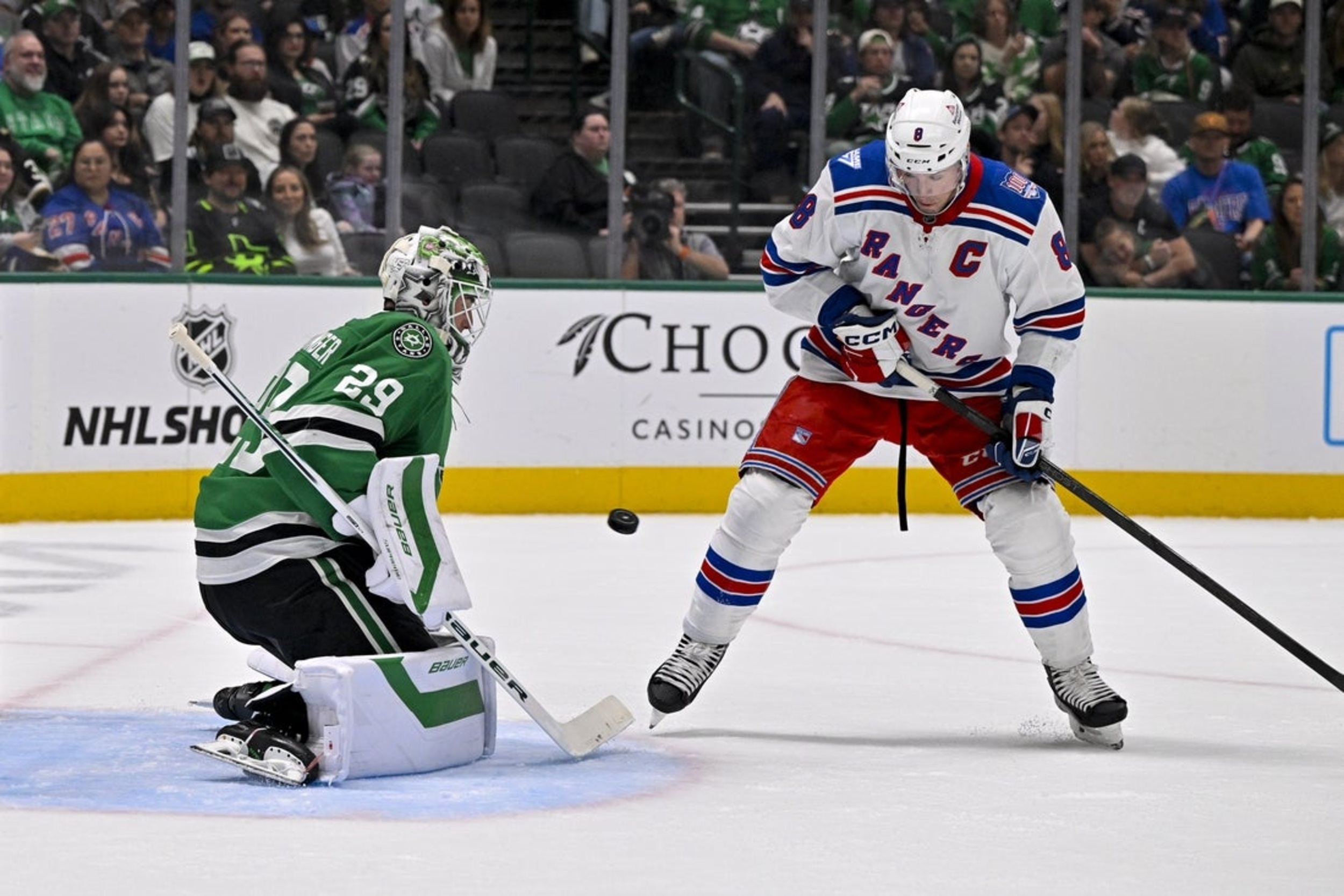 Stars blank Rangers; sew up first-round playoff home ice edge
