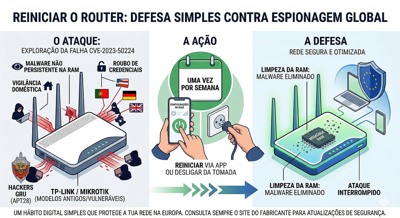 Alerta: NSA e autoridades europeias recomendam reinício semanal dos ...