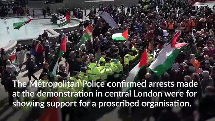 More than 200 arrested at protest against Palestine Action ban in ...