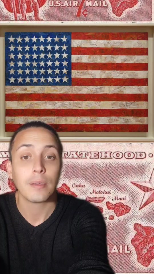 La historia de la bandera actual de Estados Unidos. #historia #nescri