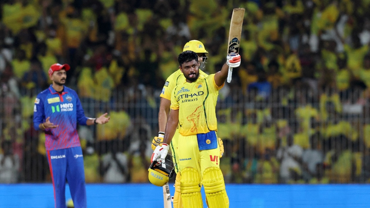 Ton of relief: Sanju Samson arrives in yellow as CSK beat DC to end ...