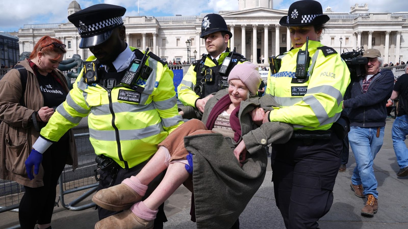 British singer among more than 500 arrested at Palestine Action protest