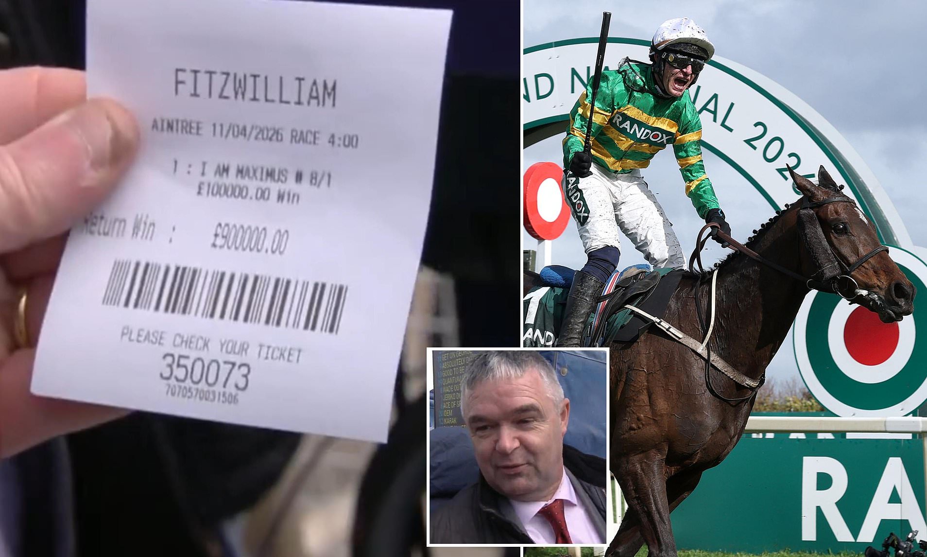 Grand National punter wins £900,000 in race's biggest win - leaving a ...