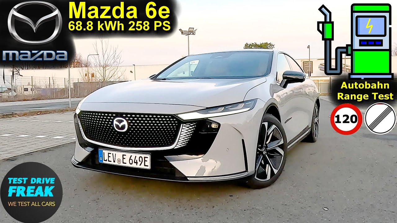 2025 Mazda 6e Takumi Plus 68.8 kWh (258 PS) test drive ⚡ electric range ...