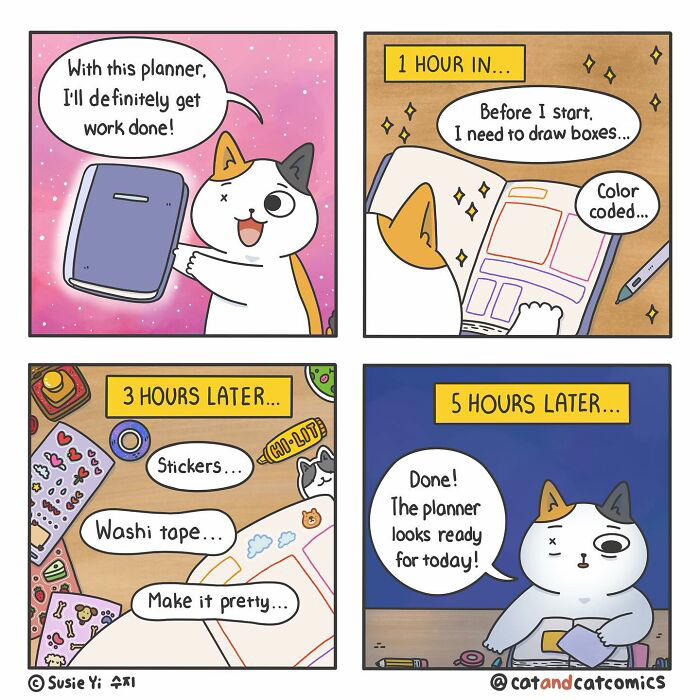 24 funny and wholesome comics about the secret life of cats