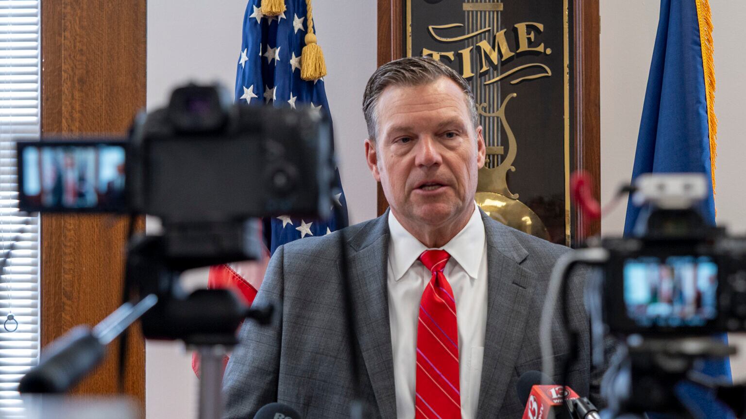 Kansas AG Kris Kobach announces lawsuit against OpenAI, claims ChatGPT ...