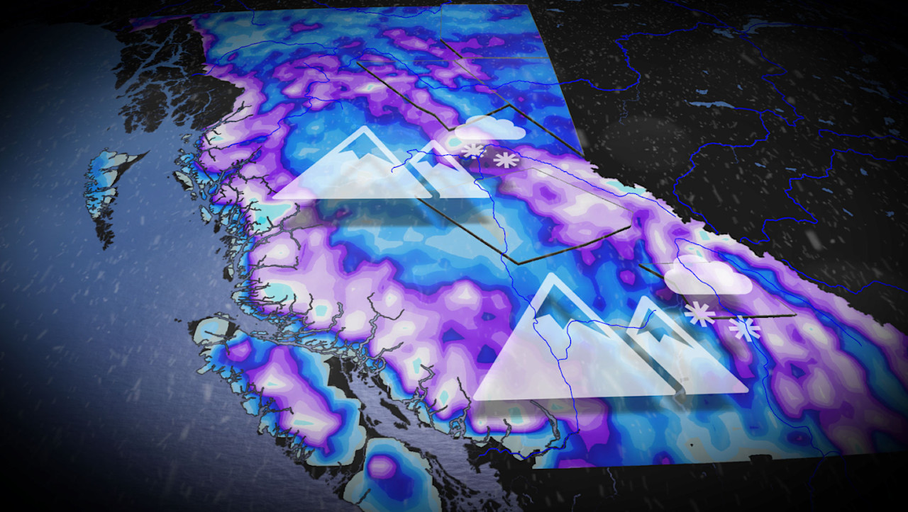 BC snowpack reveals sharp divide ahead of the spring melt