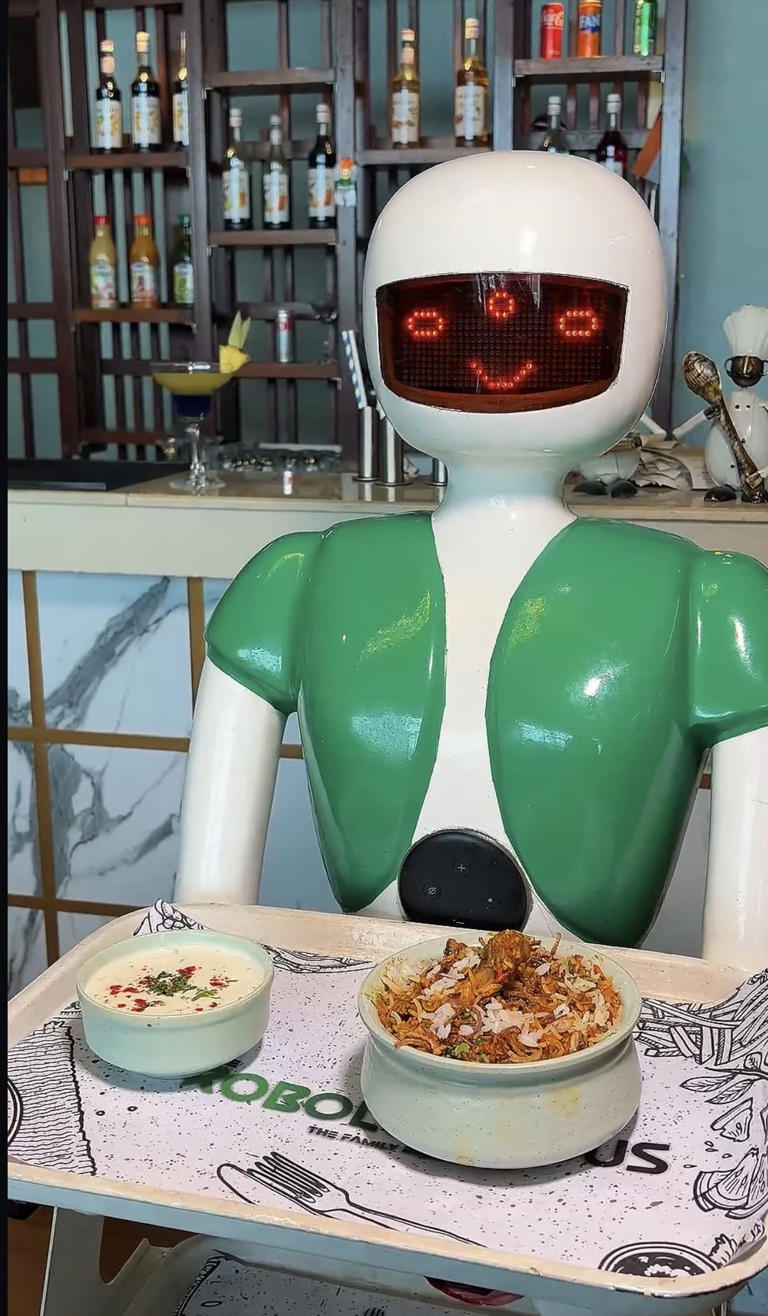 Indian restaurants are using robots. Backing them are DRDO brothers and ...
