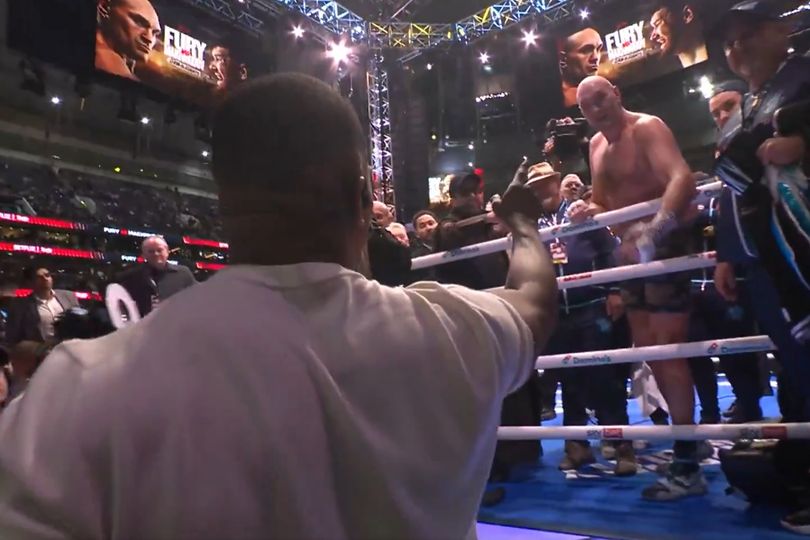 Anthony Joshua rejects Tyson Fury's ringside request as he refuses to ...