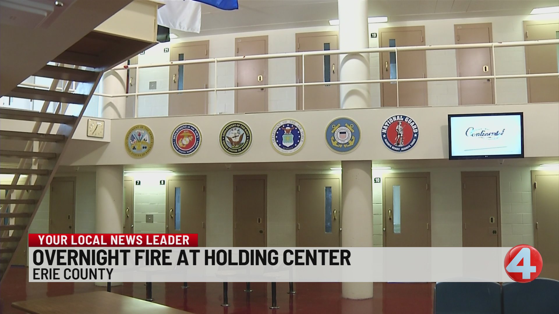 Overnight fire at Erie County Holding Center