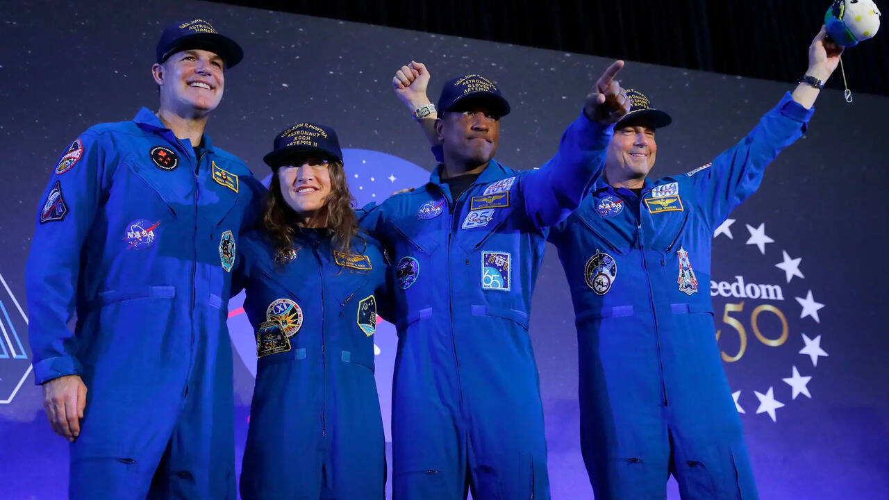 Artemis II astronauts celebrate historic return from moon mission